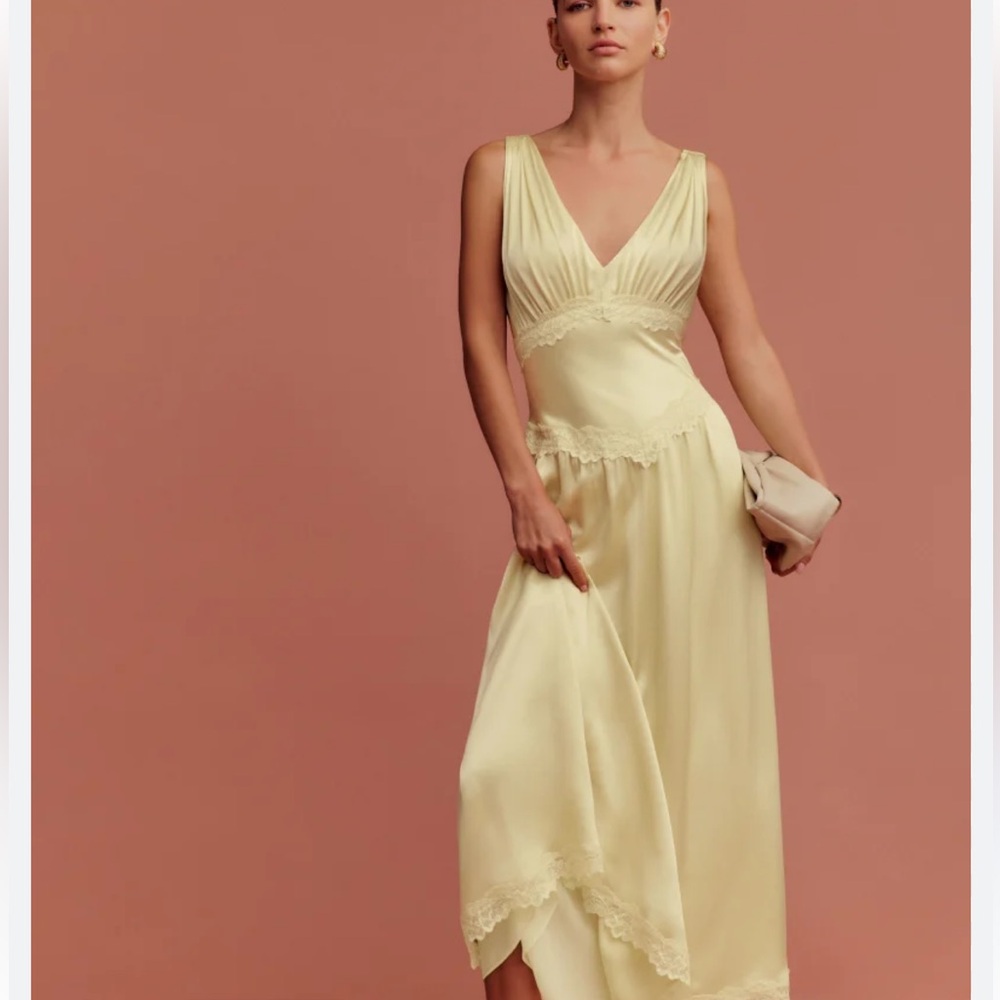 Reformation Stasia Silk dress